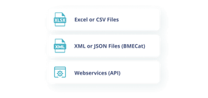 We process your product data in various formats